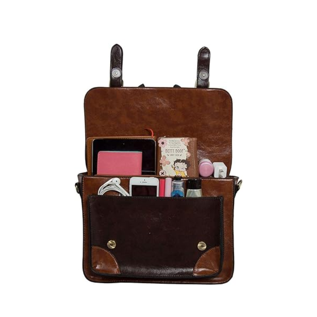 Ecosusi Bolso & bandolera BRIEFE para laptop de 13” – café-2