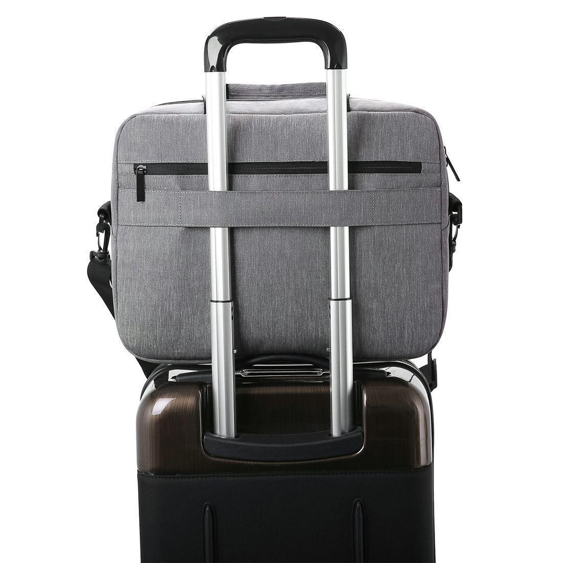 Bagsmart Maletín Brentwood Notebook 16.9” - gris-4