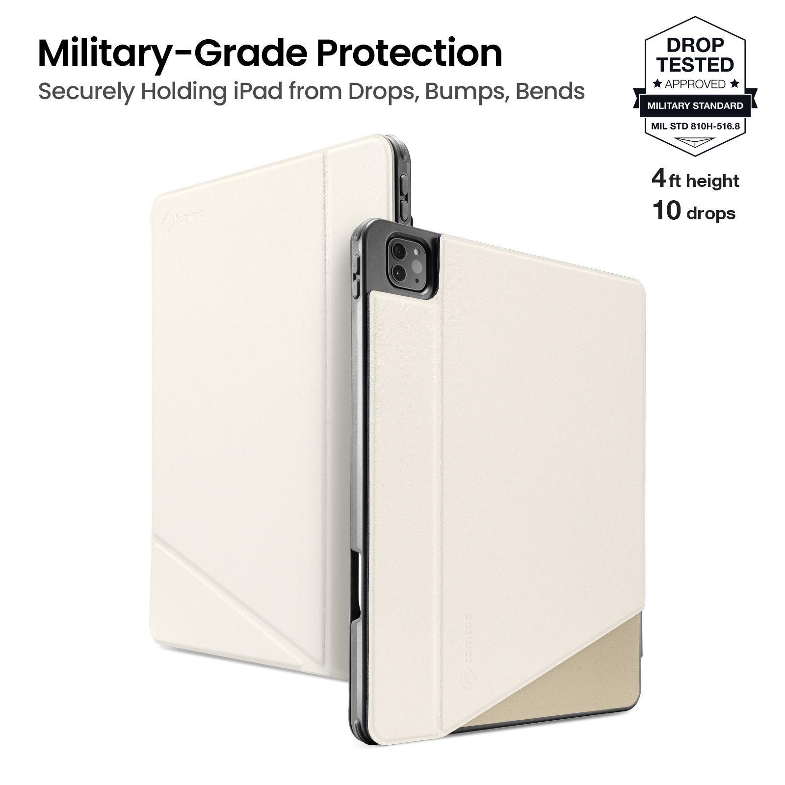 Tomtoc Funda Vertical iPad Pro 12,9'' 6ª/5ª Blanco-2