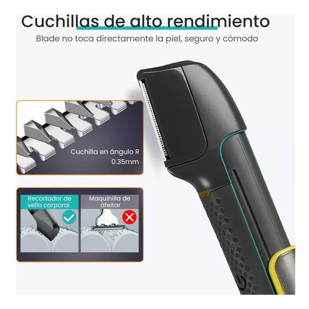 Bomidi Afeitadora Eléctrica Inalámbrica USB HT1 Plateado-5