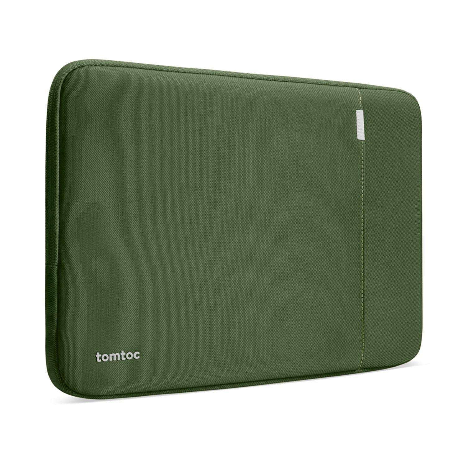 Tomtoc Funda Defender-A13 para MacBook Neo / Air / Pro de 13" Verde-0