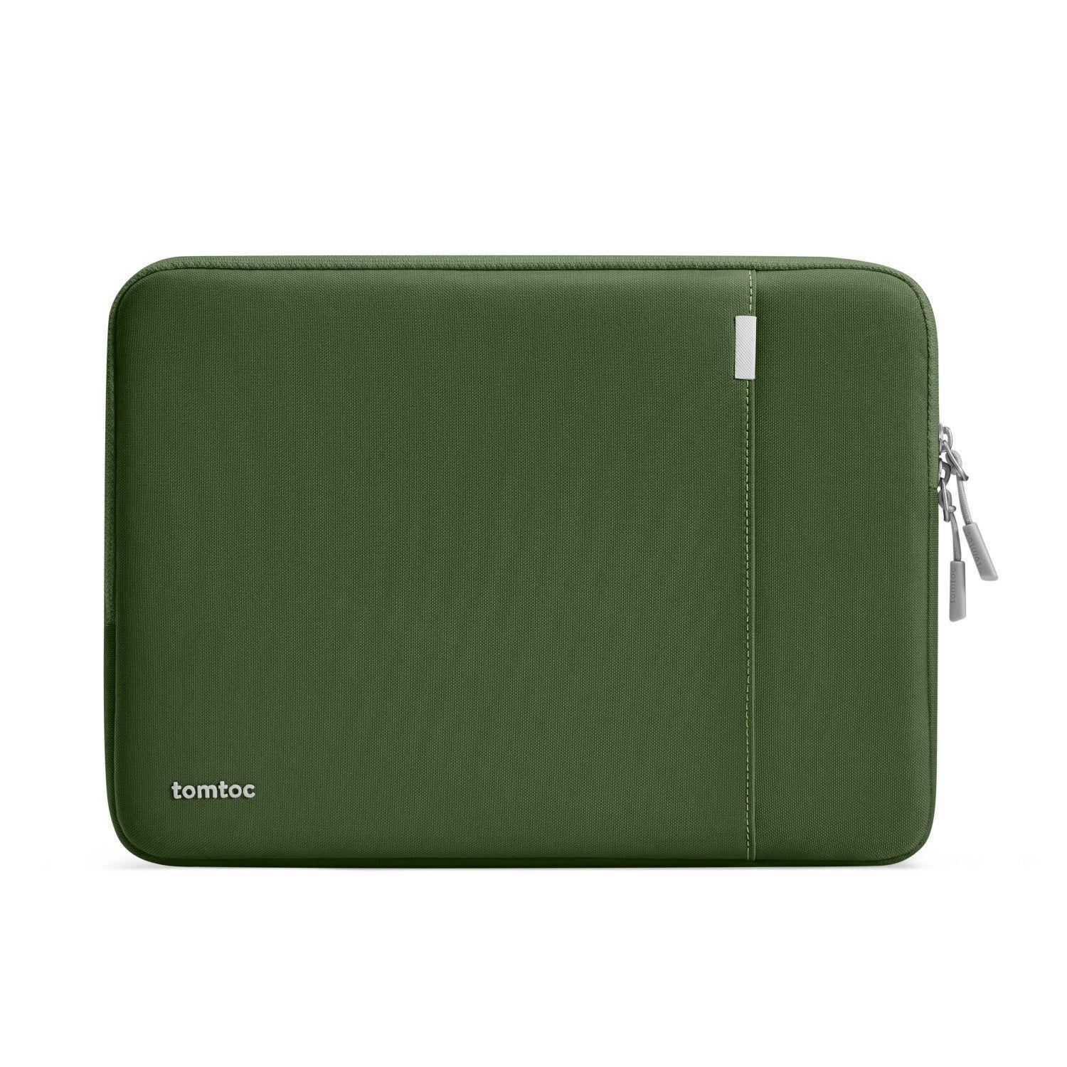 Tomtoc Funda Defender-A13 para MacBook Neo / Air / Pro de 13" Verde-2