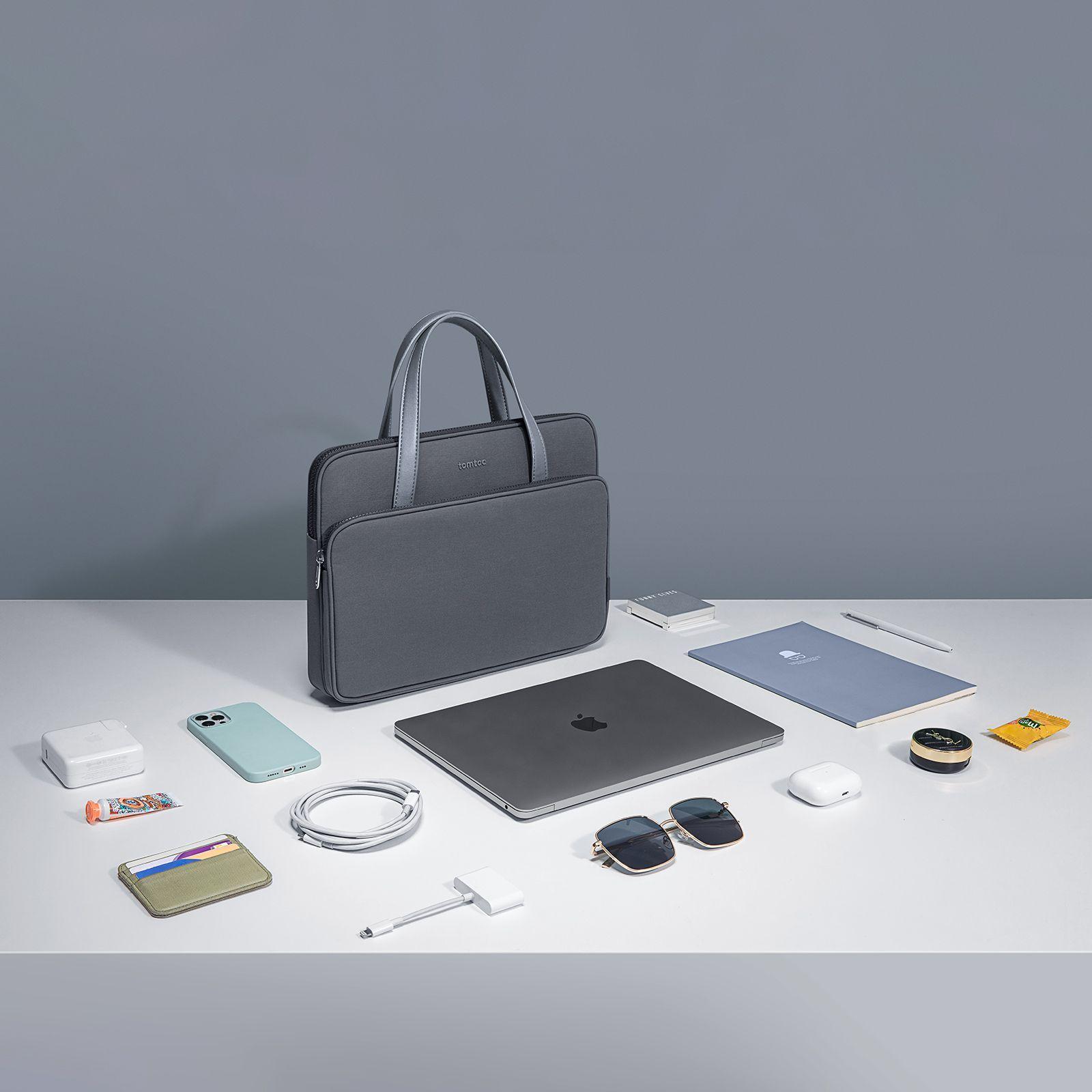 Tomtoc Bolso Premium H21 Para 14'' MacBook Pro - Gris-3