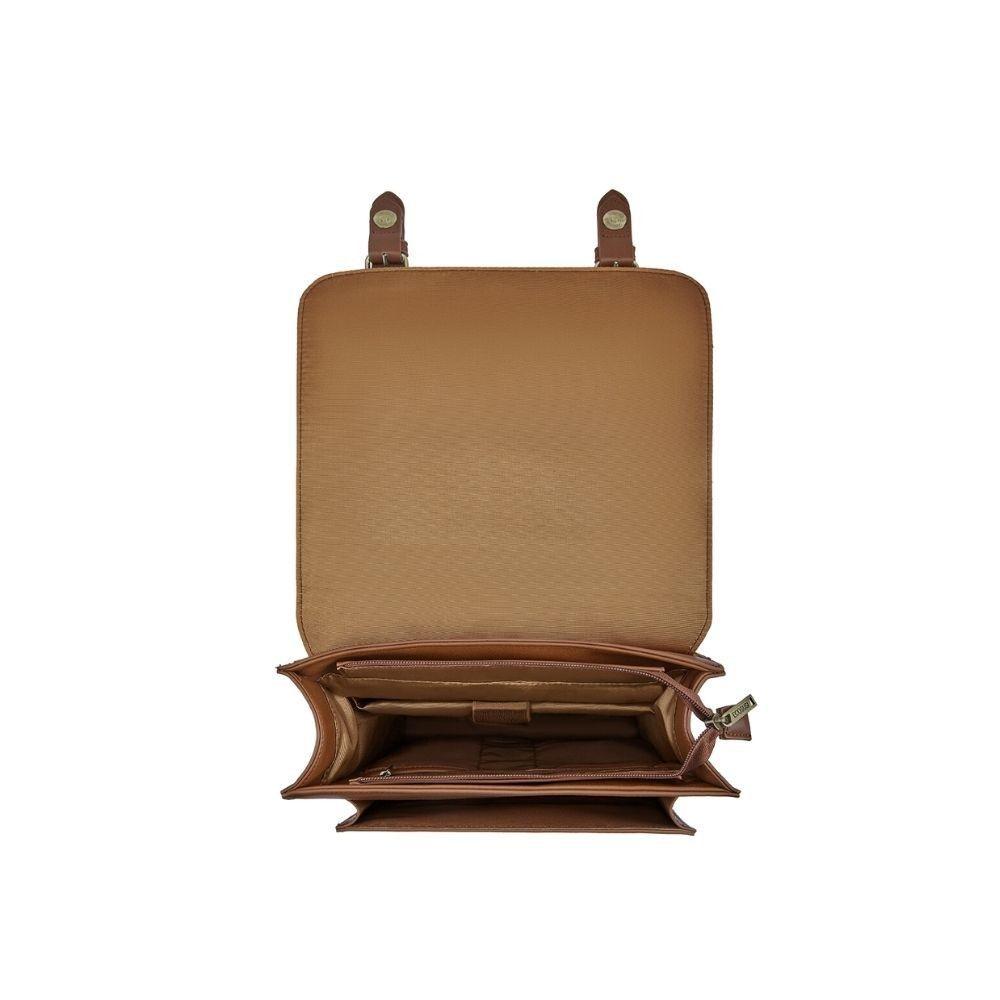 Ecosusi - Mochila Vintage Verbena hasta 14"- Marrón-4