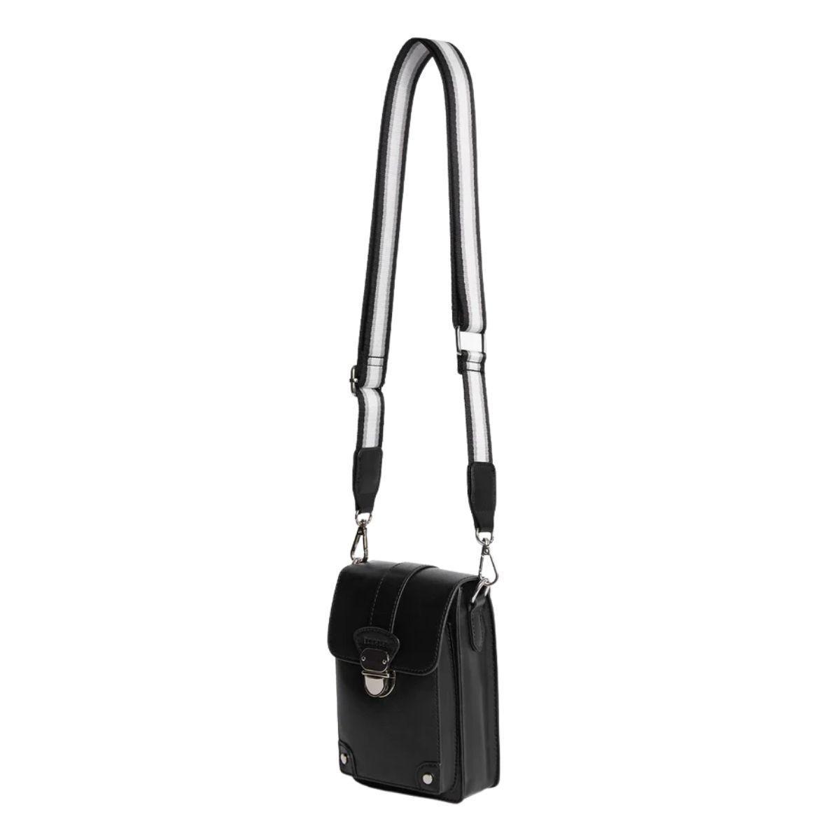 Ecosusi Bolso Cruzado Vintage para Teléfono - Negro-4
