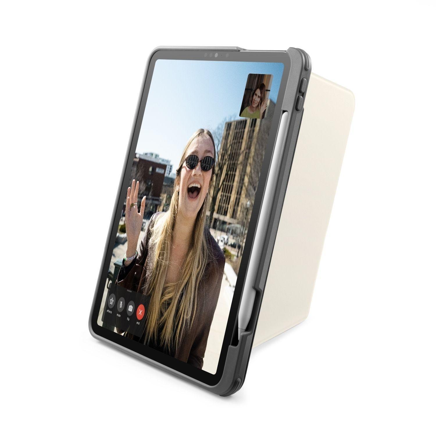 Tomtoc Funda Vertical iPad Pro 11″ 4ª/3ª gn Blanco-3