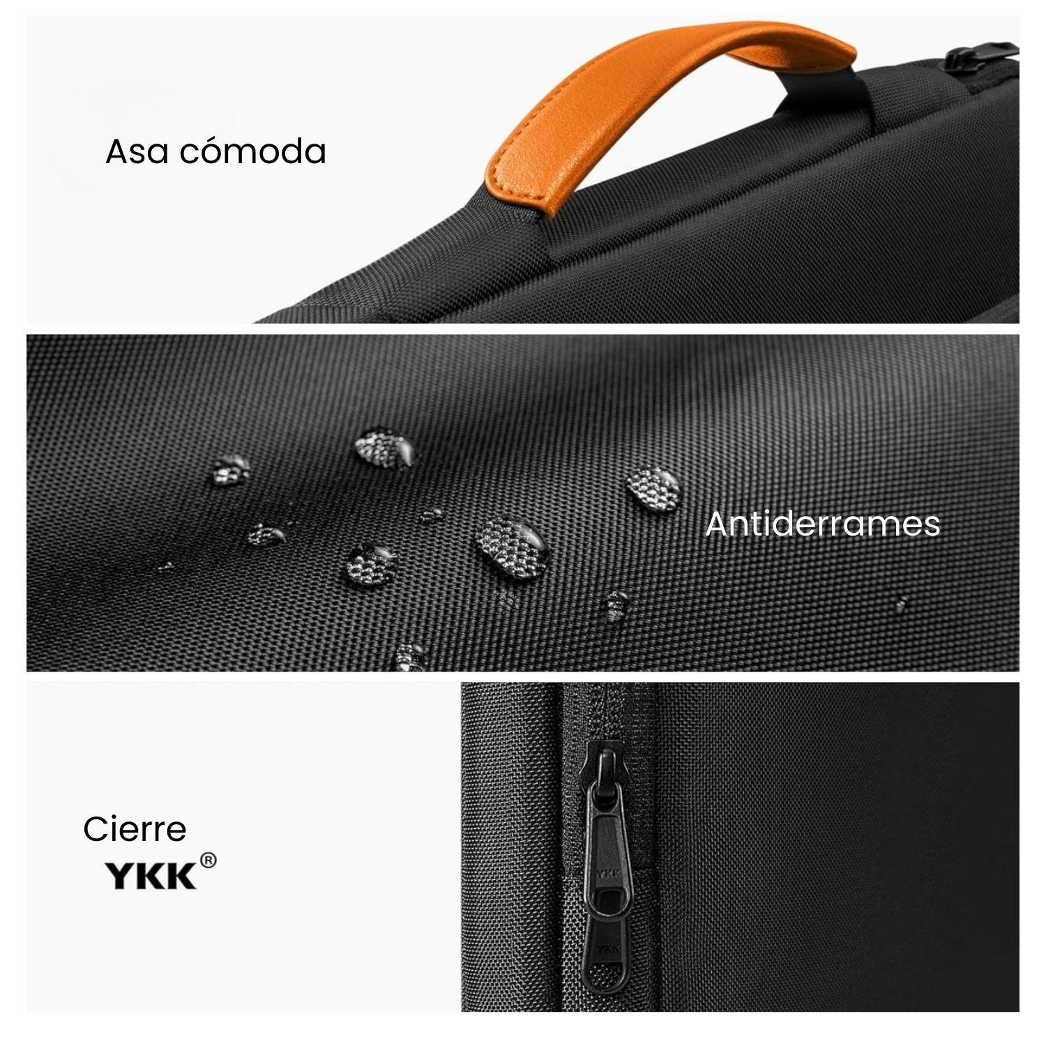 Tomtoc Maletín Defender-A14 para MacBook Pro 16" - Negro-6