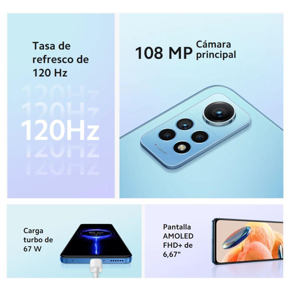 Redmi Note 12 Pro 4G 8GB+256GB - Azul Estelar-5