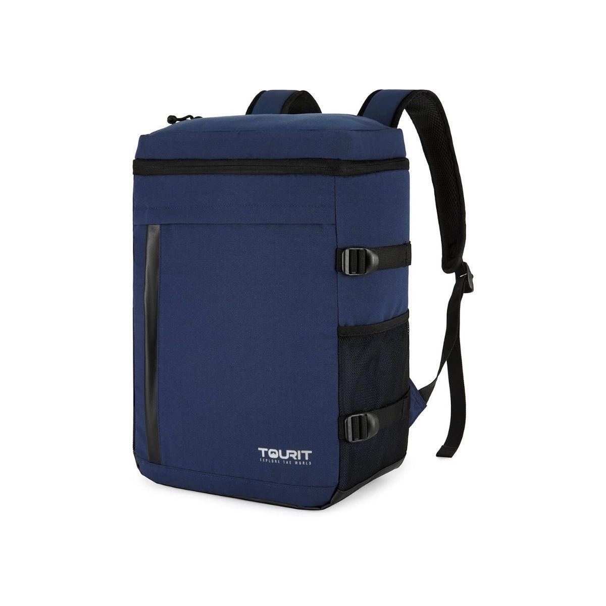 Tourit Mochila térmica para 32 latas - Azul-0