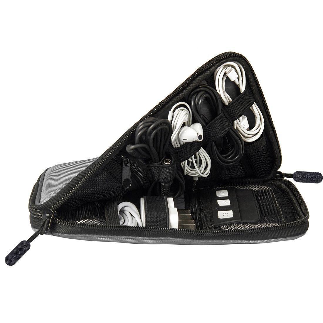 Bagsmart Organizador electrónico Glendora para viajes- Gris-4