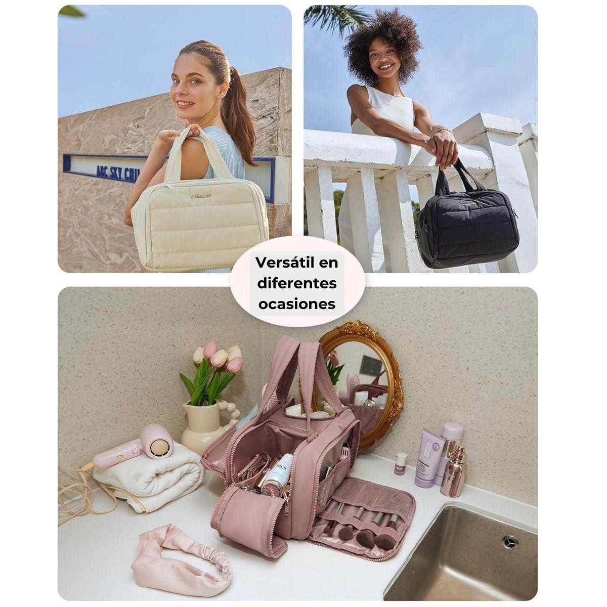 Bagsmart Neceser Multifuncional Zora Spacesaver 4 en 1 - Rosado-2