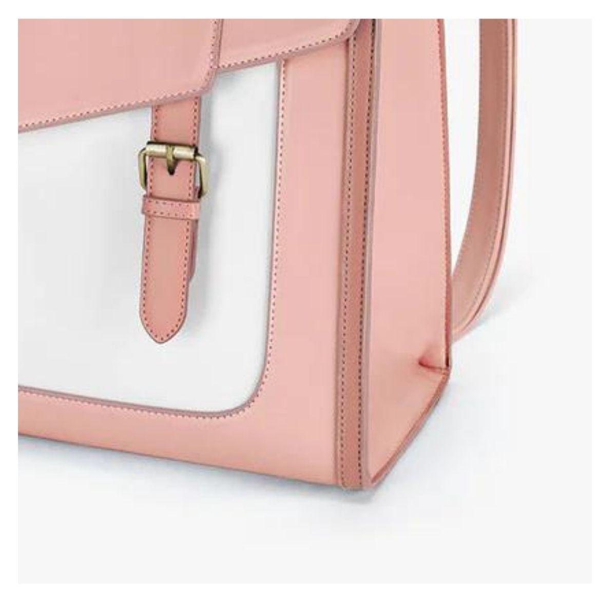Ecosusi Maletín y Mochila Julie para Notebook 15,6” - Rosado-6