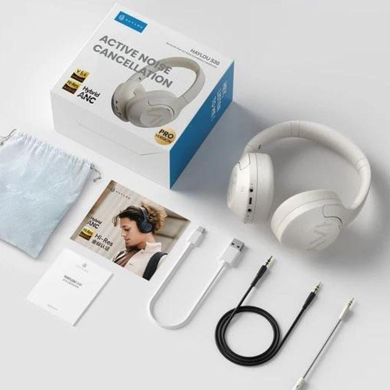 Haylou S30 Pro Audífonos Inalámbricos Bluetooth Mic e-Sport Blanco-2