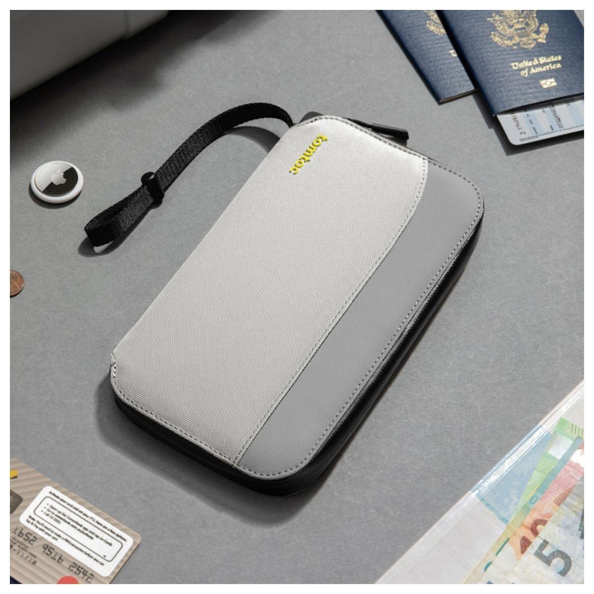 Tomtoc Estuche para Pasaporte Navigator-T03 - Gris-5