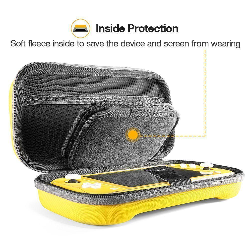 Tomtoc Estuche de viaje para Nintendo Switch Lite - Amarillo-2