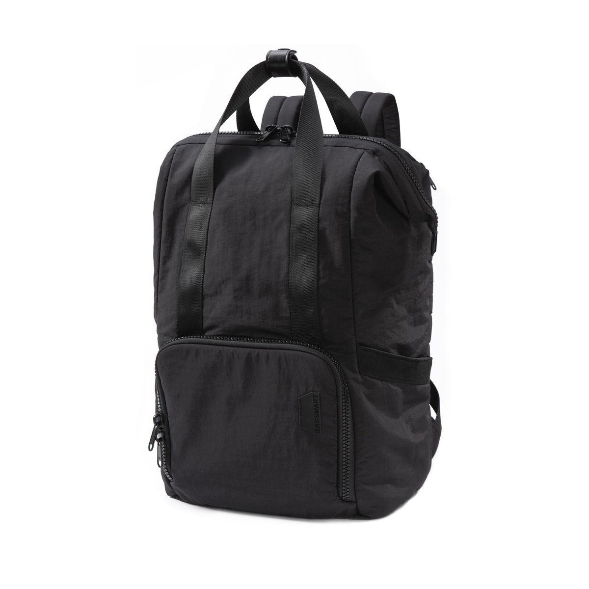 Bagsmart - Mochila para notebook de hasta 15.6" impermeable - Negro-0