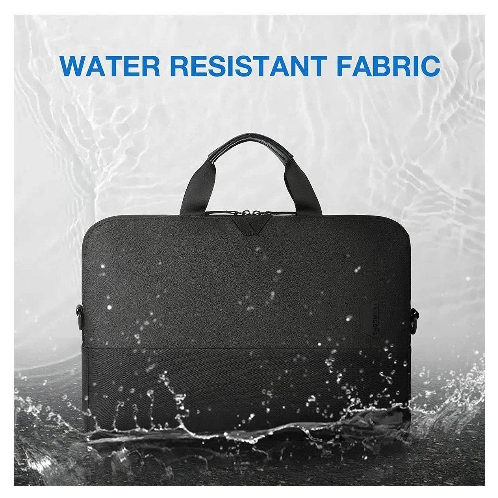 Bagsmart Bolso computador SLIM para 15.6''- Negro Completo-6