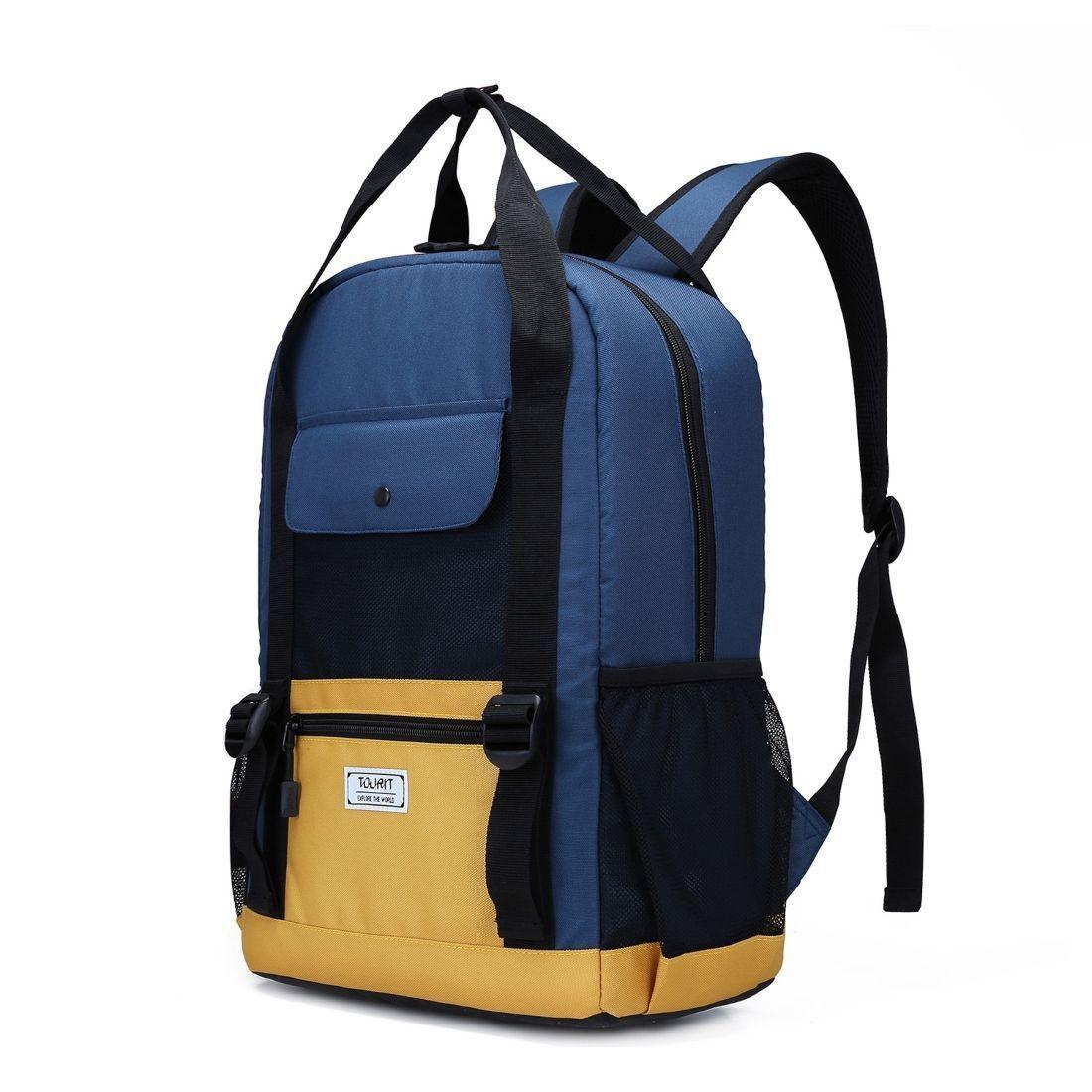 TOURIT Wagtails Mochila  Premium con enfriador vacacional-23L Azul-3