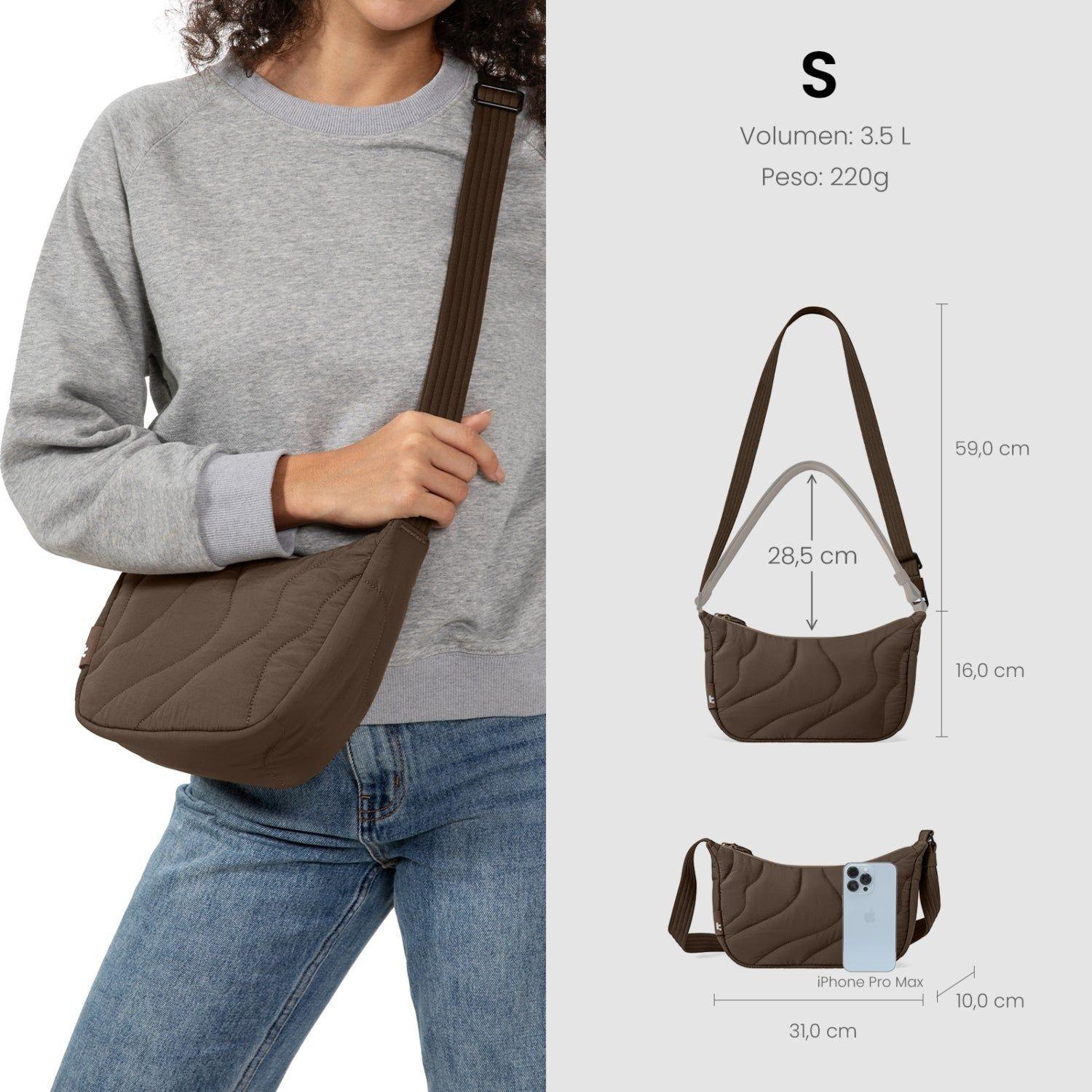 Tomtoc Bolso Bandolera Terra-T34 Ligero 3,5L Caramelo-3