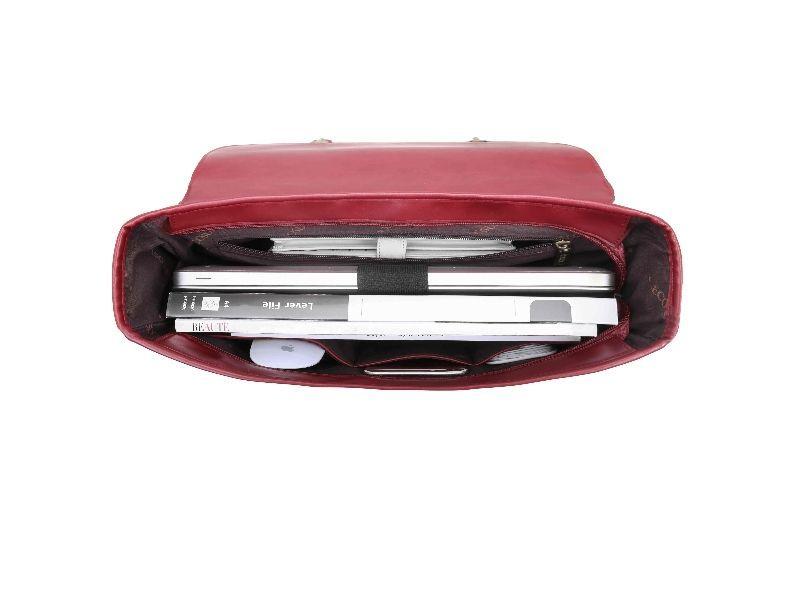 Ecosusi Mochila y Maletín con Lazo Removible Summer Garden Romance para 14" - Burdeo-7