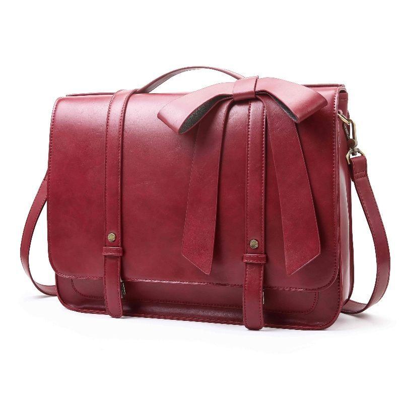 Ecosusi Mochila y Maletín con Lazo Removible Summer Garden Romance para 14" - Burdeo-0