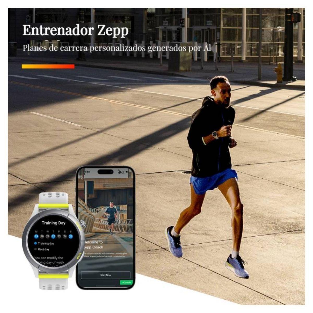Amazfit Cheetah Round Reloj Inteligente para Corredores Alexa Integrado Gris-7