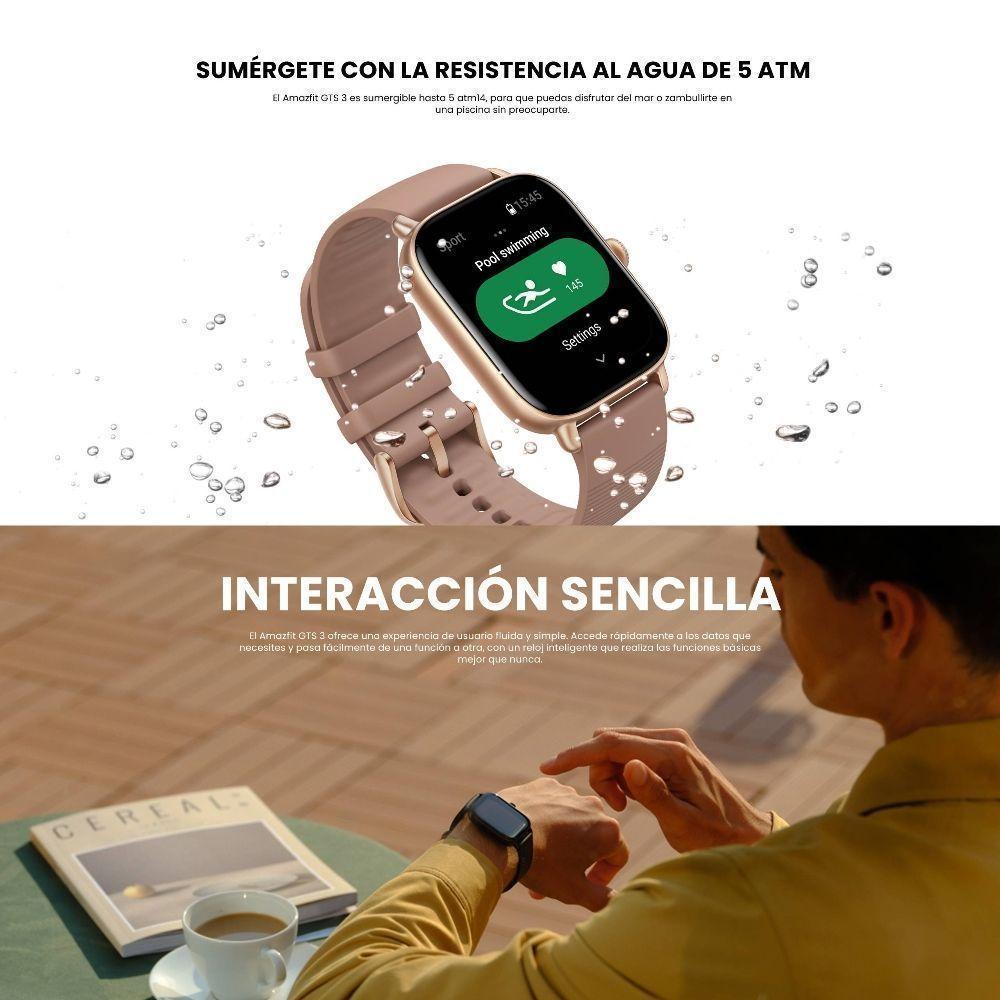 Amazfit smartwatch GTS 3 - Terra Rosa-4