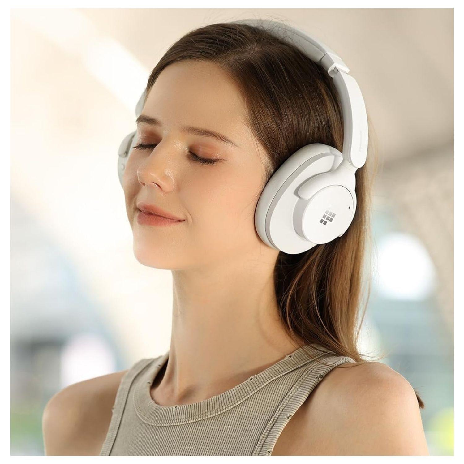 Tronsmart Audifonos Sounfii Q20S con Cancelación De Ruido Híbrida Blanco-2