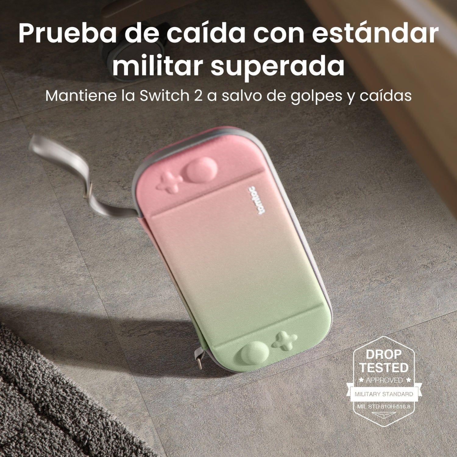 Tomtoc Funda Rígida FancyCase-G05 para Nintendo Switch 2 Ed. Degradado Flor de Cerezo-3