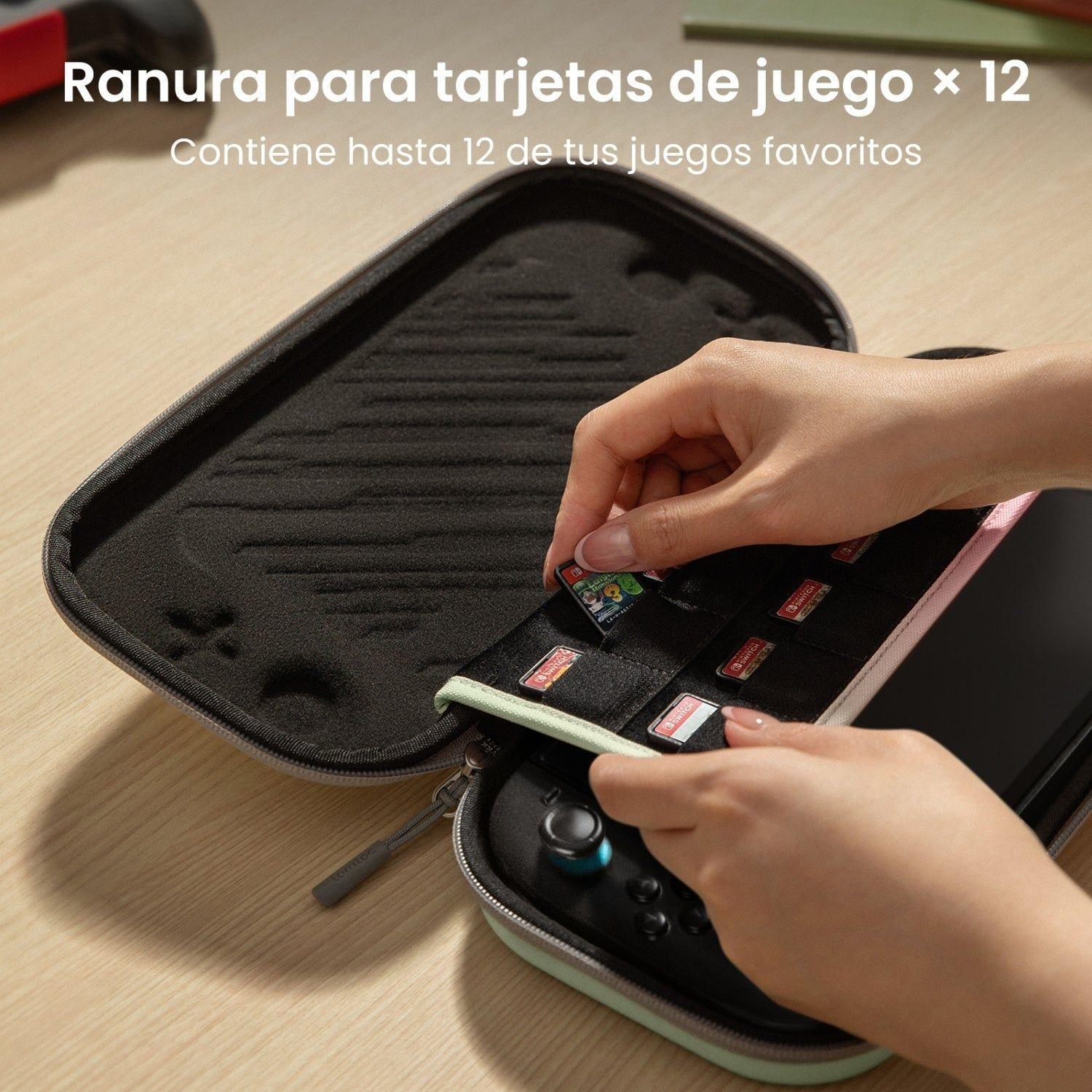 Tomtoc Funda Rígida FancyCase-G05 para Nintendo Switch 2 Ed. Degradado Flor de Cerezo-7
