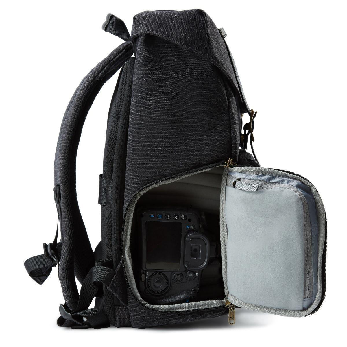 Bagsmart Mochila para camara y notebook de 15" - Negro-7