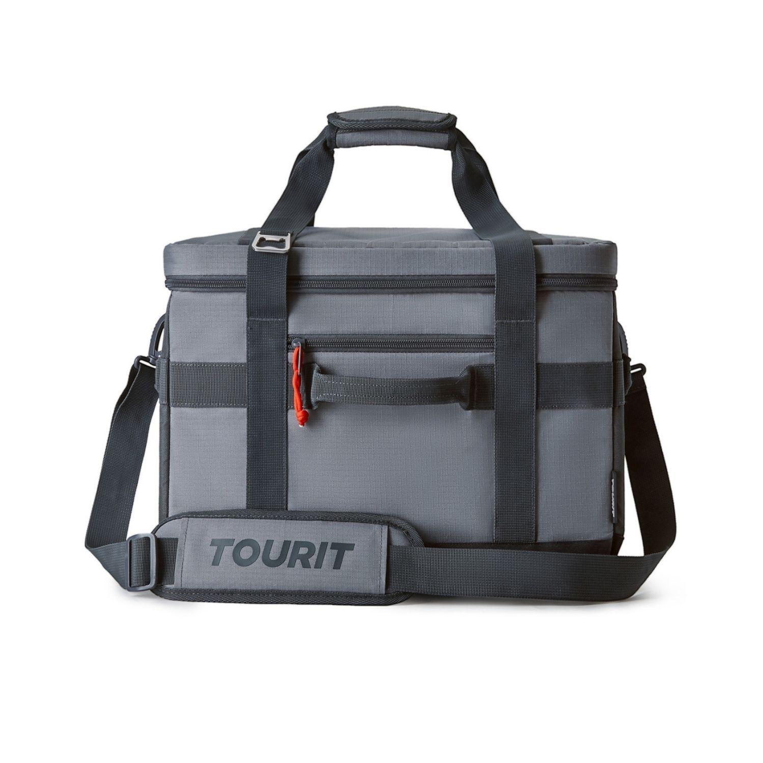 Tourit Cooler Bag Offroad Enfriador Aislado Portátil 60 latas 40L Gris-0