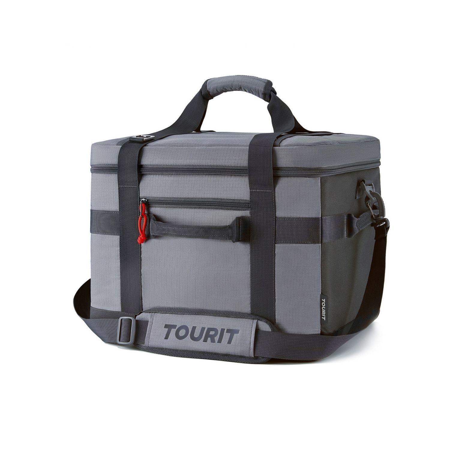 Tourit Cooler Bag Offroad Enfriador Aislado Portátil 60 latas 40L Gris-1