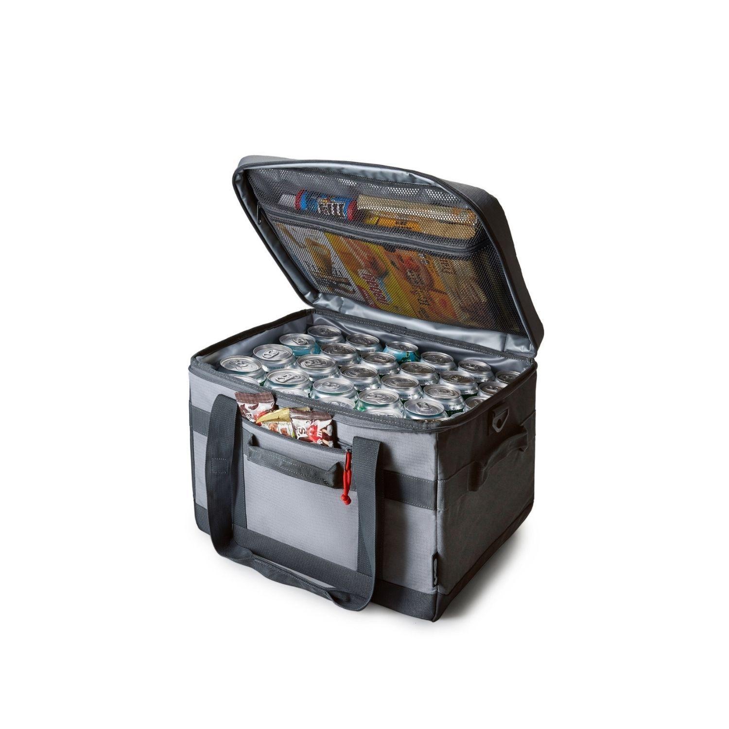 Tourit Cooler Bag Offroad Enfriador Aislado Portátil 60 latas 40L Gris-4