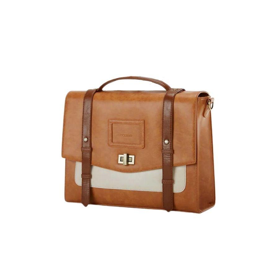Ecosusi Mochila Cambridge Mujer para notebook de 14.7" - Naranja-1