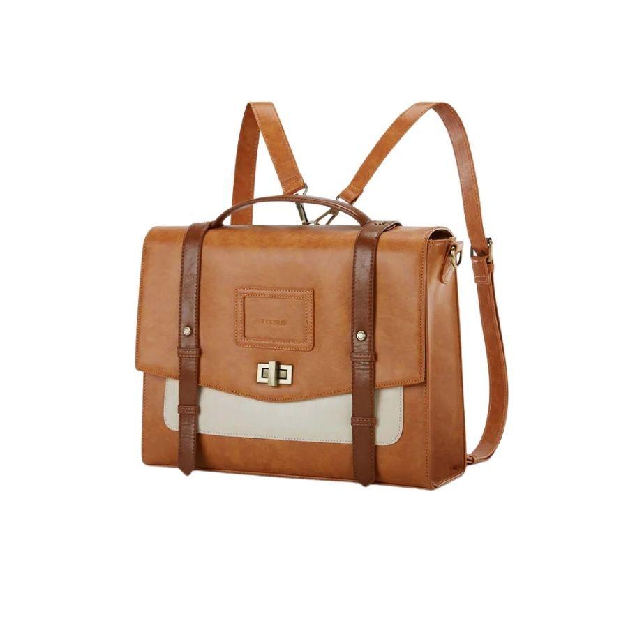 Ecosusi Mochila Cambridge Mujer para notebook de 14.7" - Naranja-2