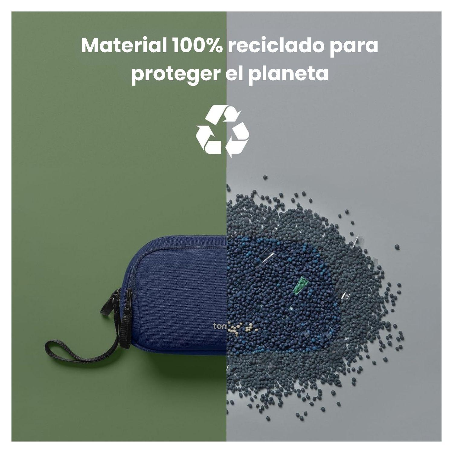Tomtoc Estuche Light-T12 para Accesorios Electrónicos Mediano - Azul-4
