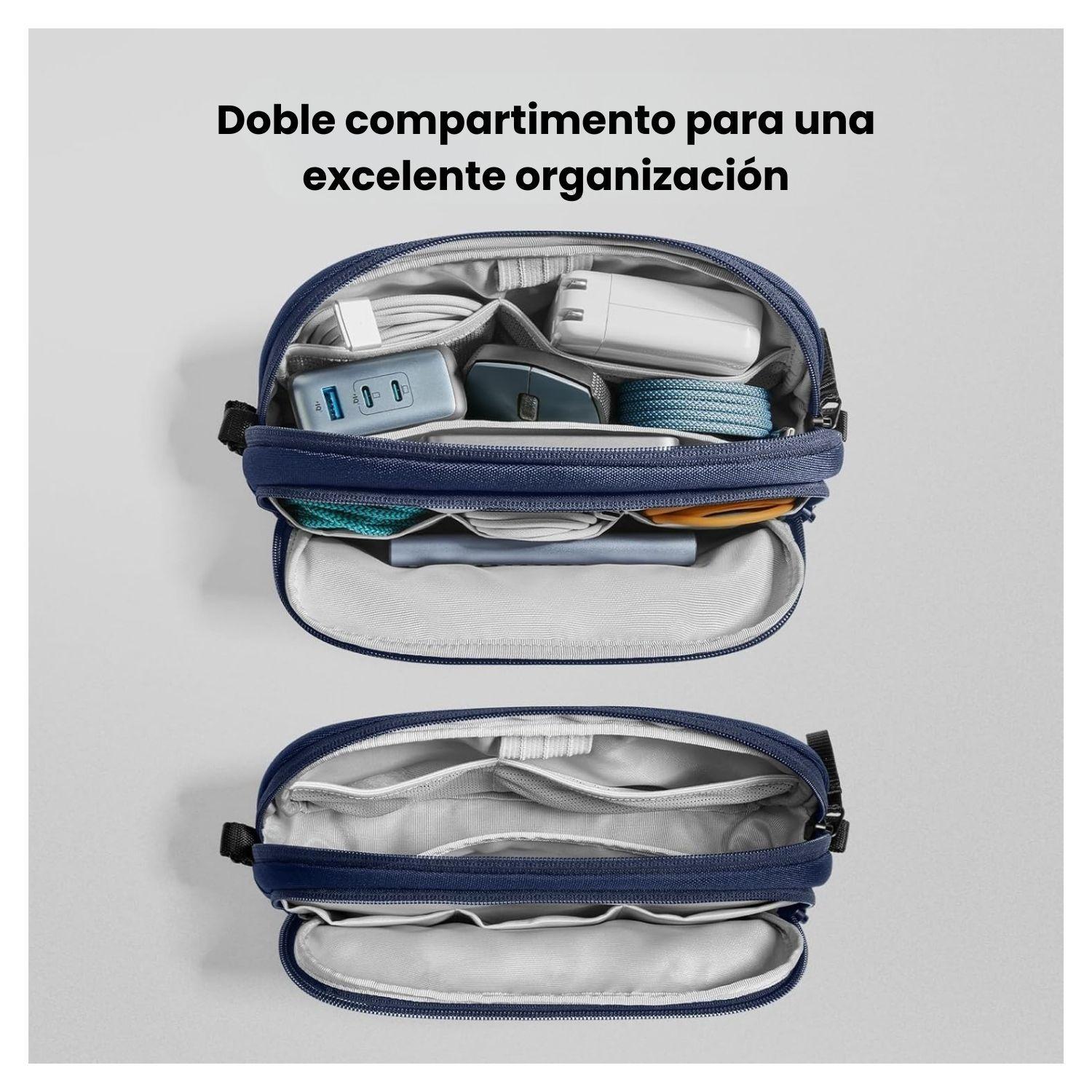 Tomtoc Estuche Light-T12 para Accesorios Electrónicos Mediano - Azul-7
