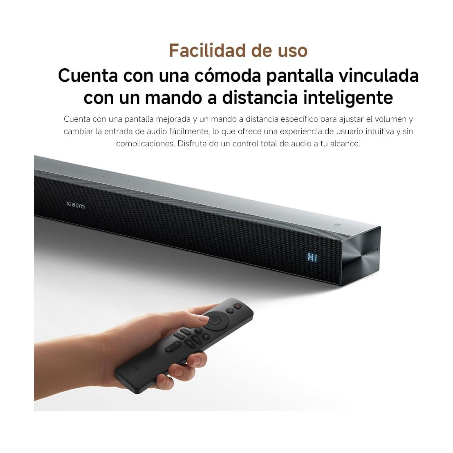 Xiaomi Barra de Sonido Soundbar 2.0 ch Bluetooth 5.0 84W Negro-6