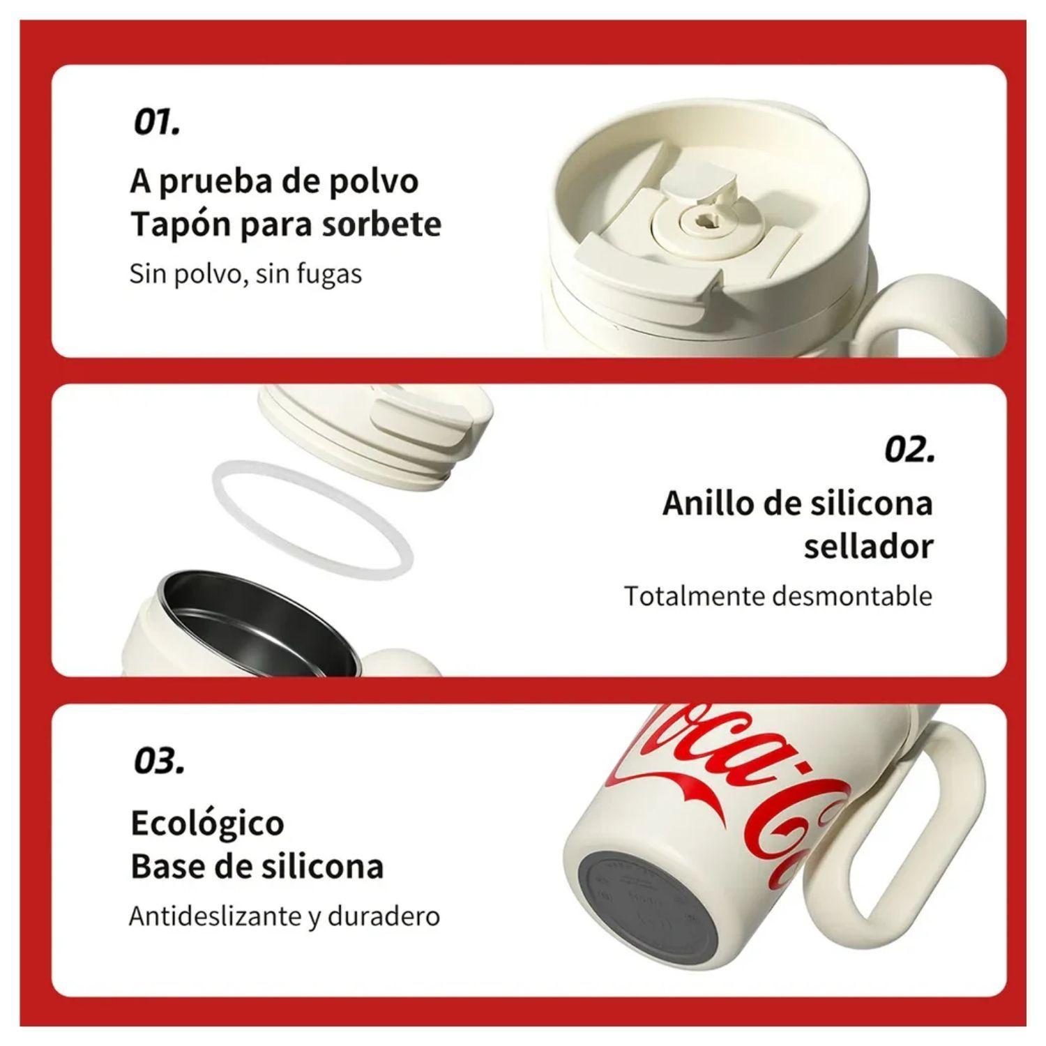 Vaso Térmico GERM x Coca-Cola 1100 ml Rojo-6