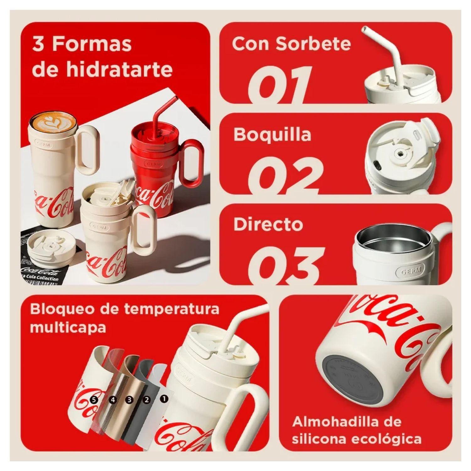 Vaso Térmico GERM x Coca-Cola 1100 ml Rojo-7
