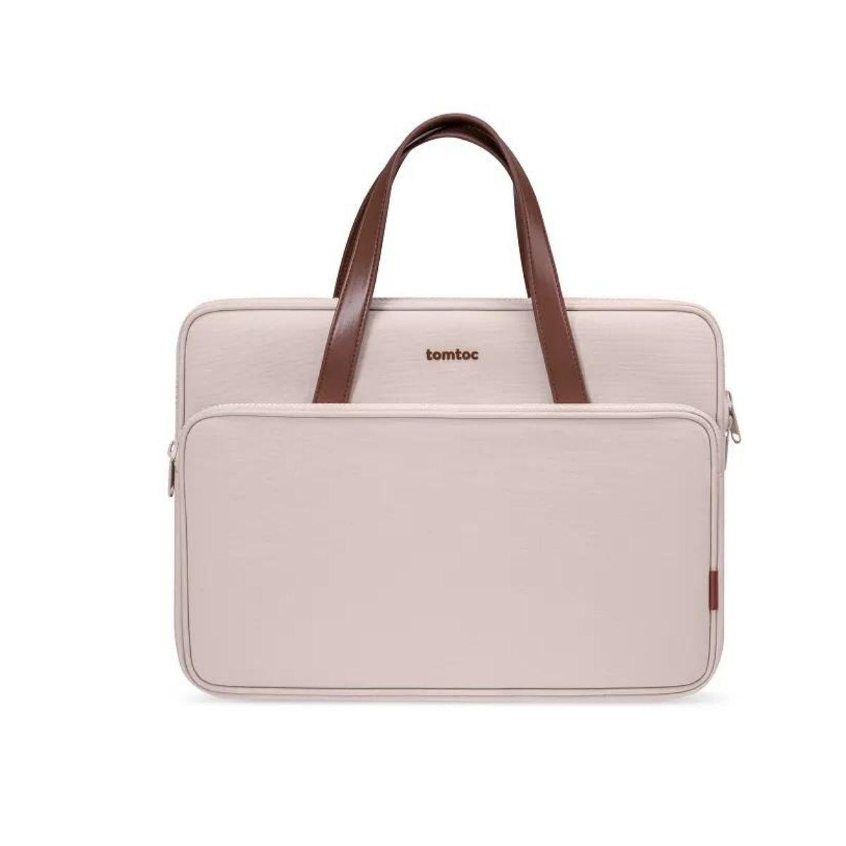 Tomtoc Bolso de Hombro Versatile-A12 MacBook Pro 14" M3/M2/M1 - Rosado-1