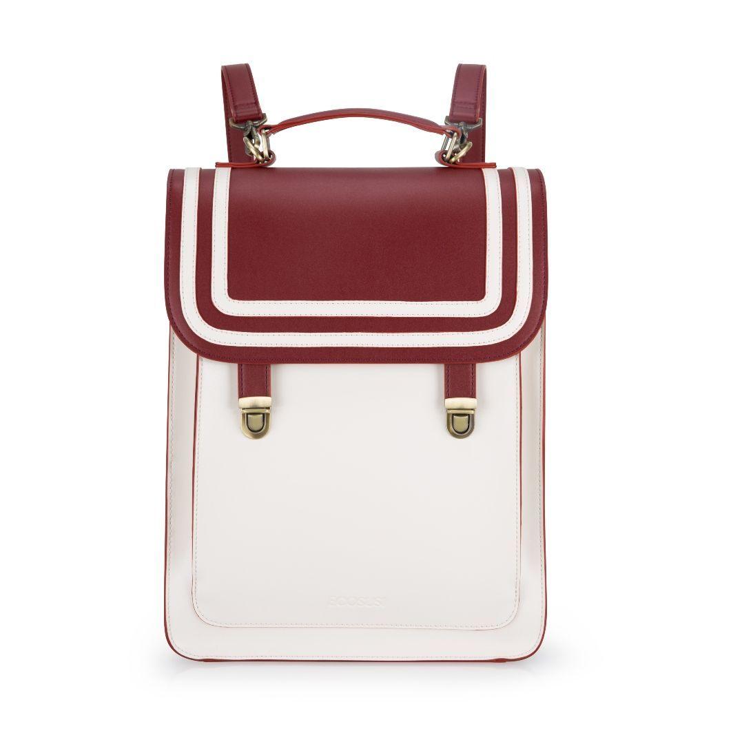 Ecosusi Mochila de Franjas Rojas para Notebook de 15.6”-0