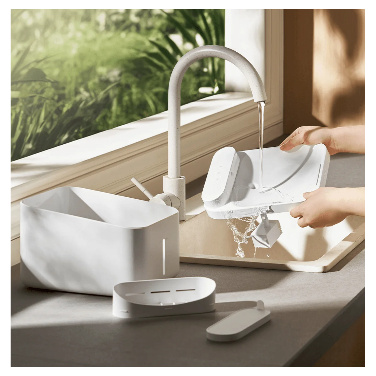 Xiaomi Bebedero para Mascotas 3L Smart Pet Fountain 2 Blanco-6