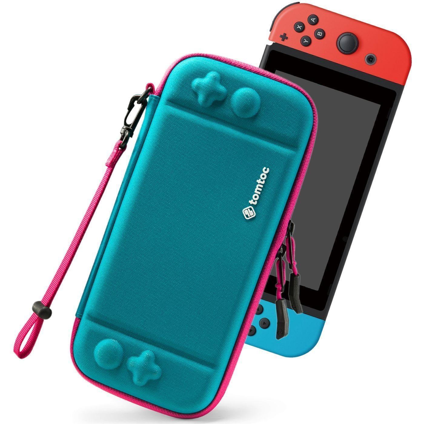 Tomtoc Estuche Ligero Para Nintendo Switch - Turquoise Blue-0