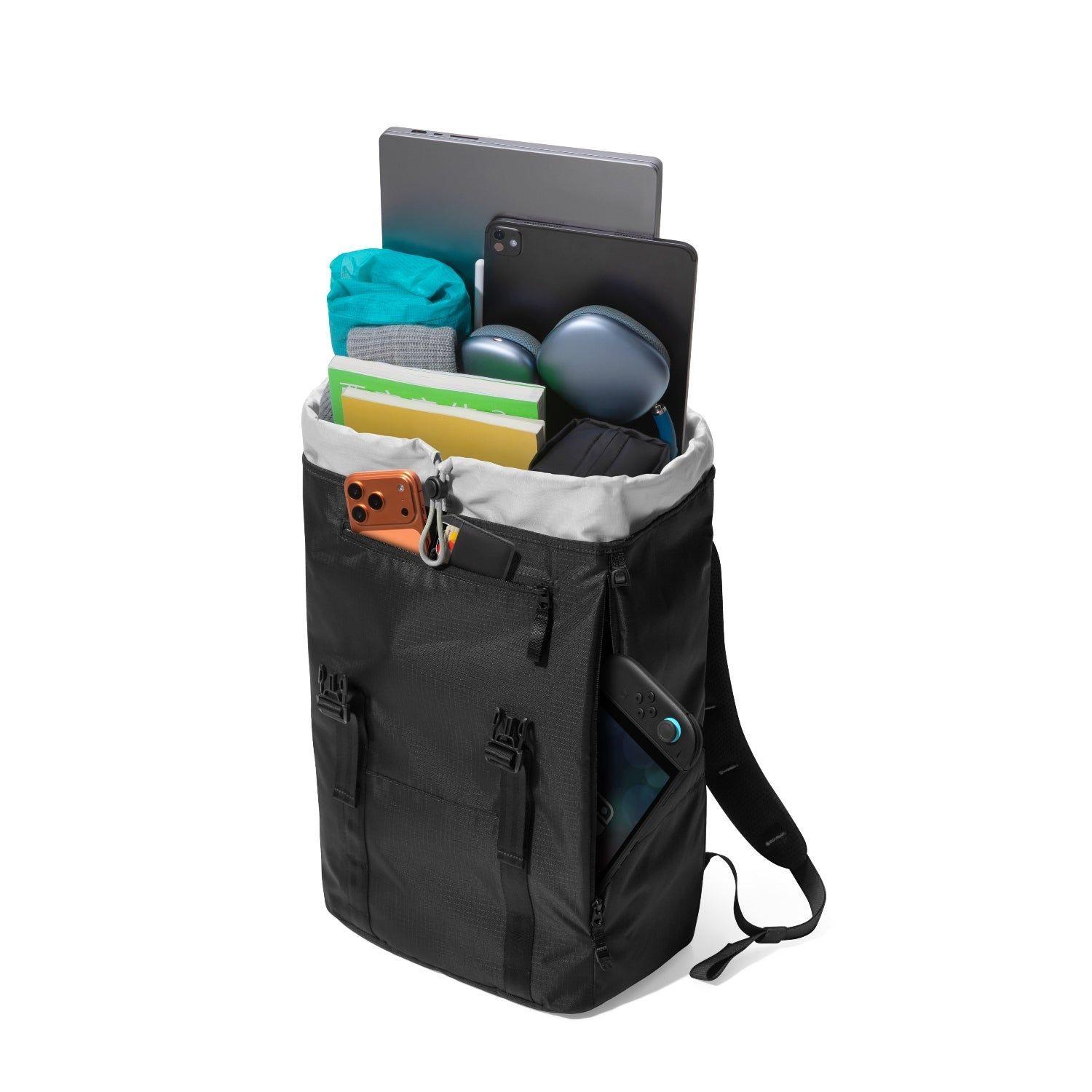 Tomtoc Mochila VintPack-TA1 Liteway de 22L para Notebook de 16" Negro-1