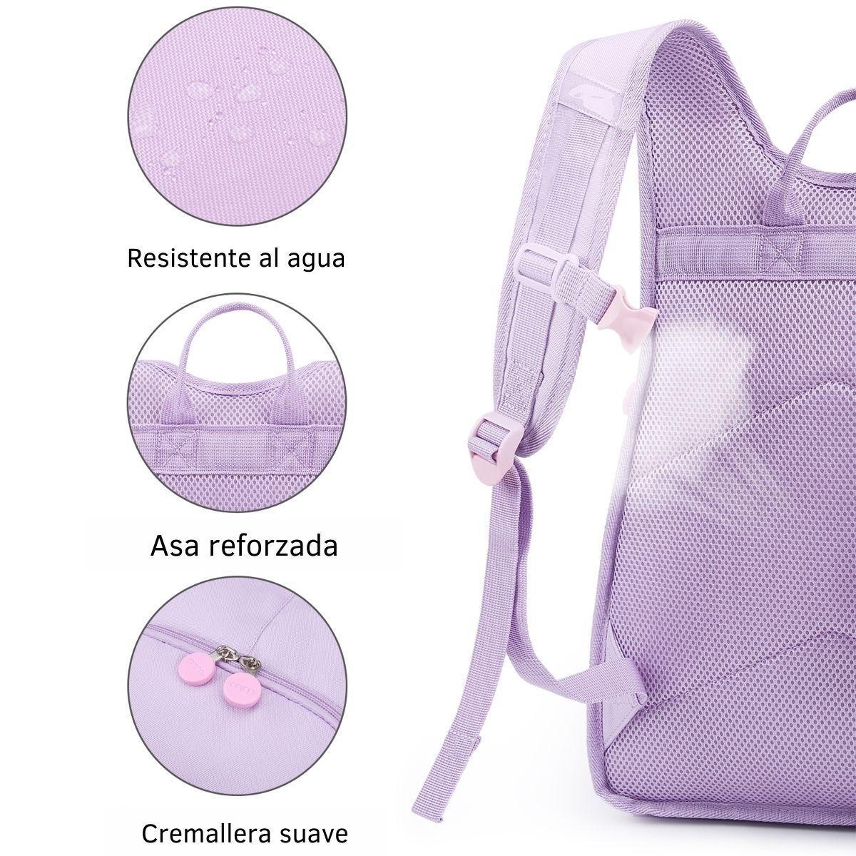 Mommore - Mochila para niños divertido - Purpura-1
