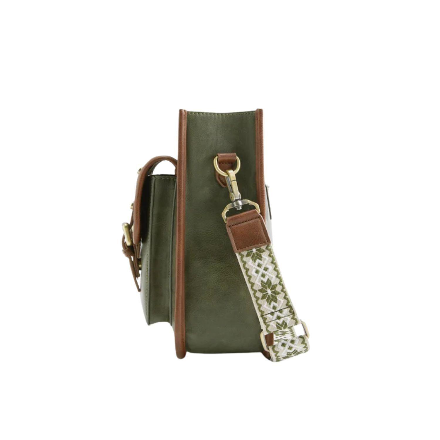 Ecousi Bolso Mensajero Sophie para tablet 11" - Verde Olivo-7