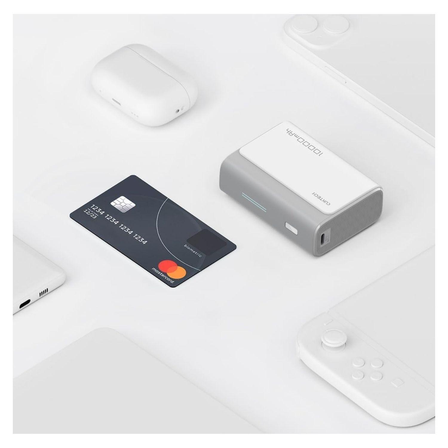 Cuktech Power Bank Cargador Portátil 30W 10000 mAh Gris-3