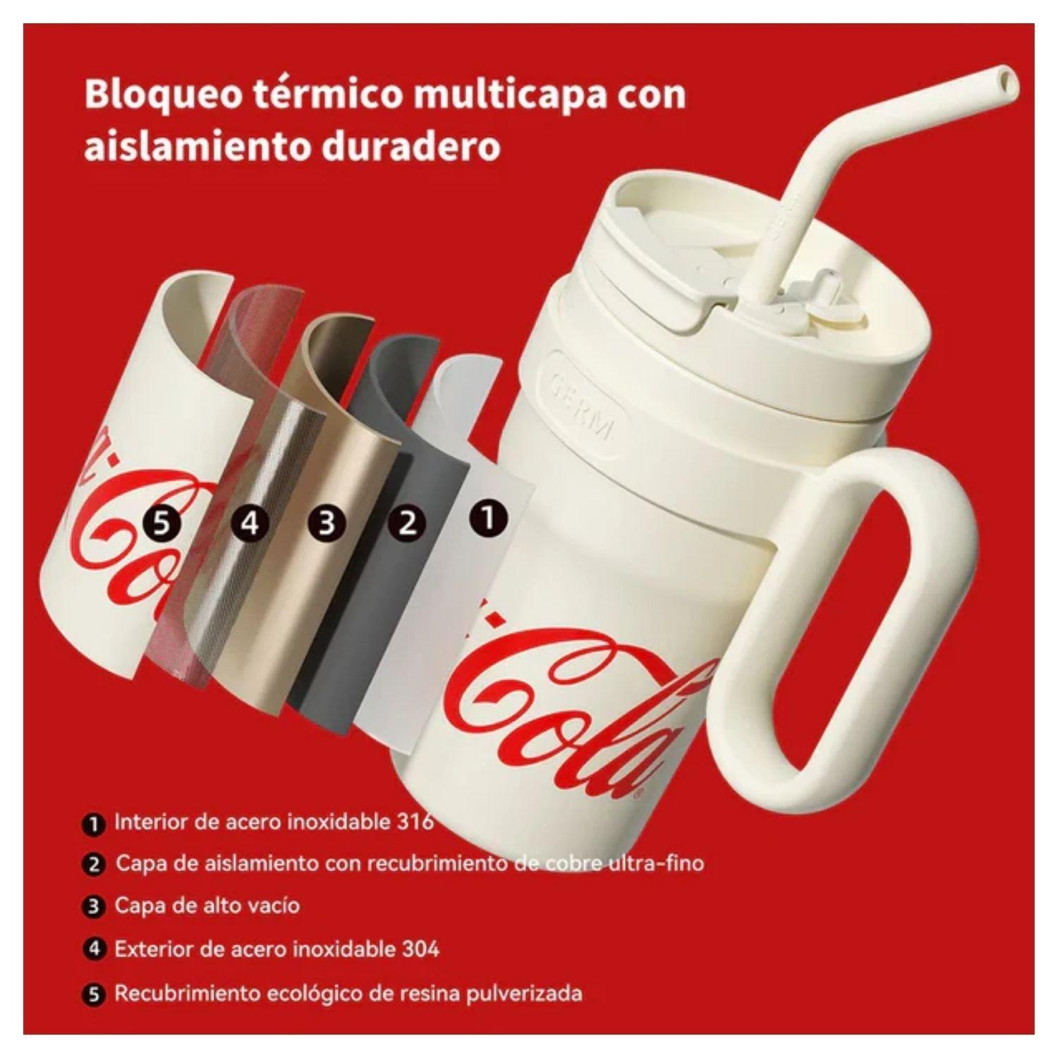 Vaso Térmico GERM x Coca-Cola 1100 ml Blanco-4